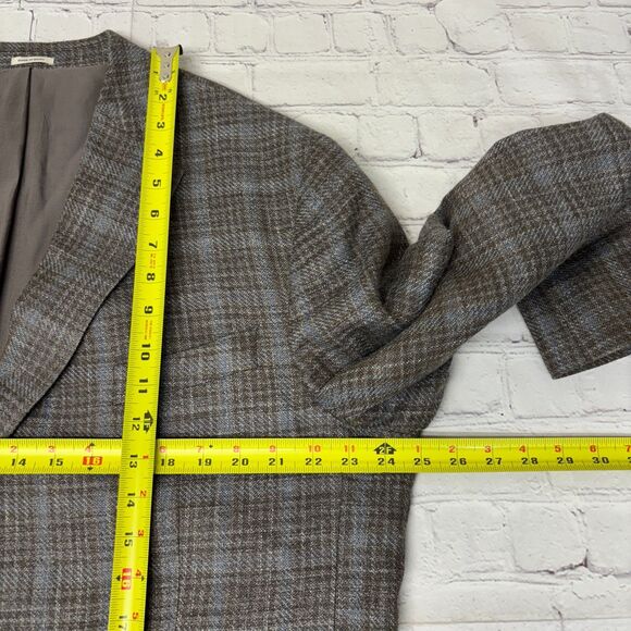 Joseph Abboud Men Ethomas Blazer Jacket Size 48 Reg Wool Silk Linen C055 -25 - Picture 3 of 16